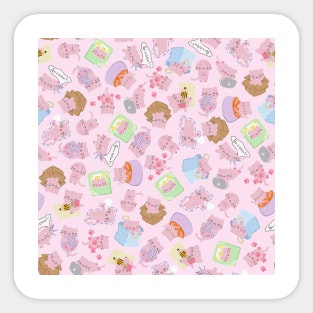 Blushy Attack Pink Version Sticker